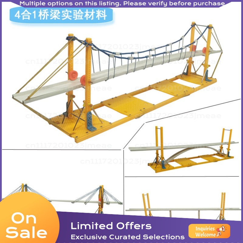 Science Kit - DIY-modelbouwset voor een brugconstructie, een STEAM-STEM-wetenschappelijk