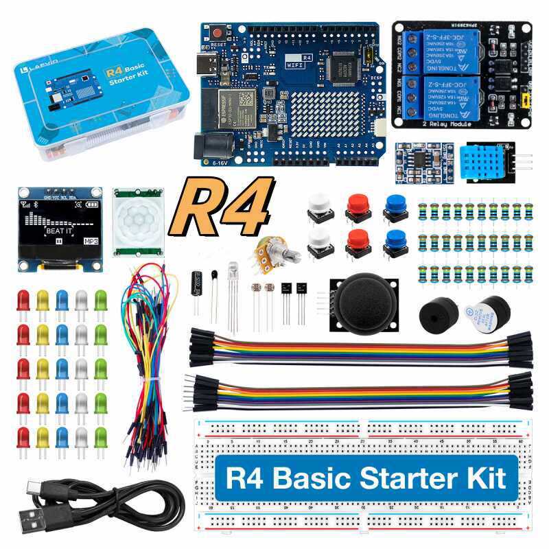 Science Project Kit - UNO R4 WiFi-compatibele ontwikkelset met sensoren