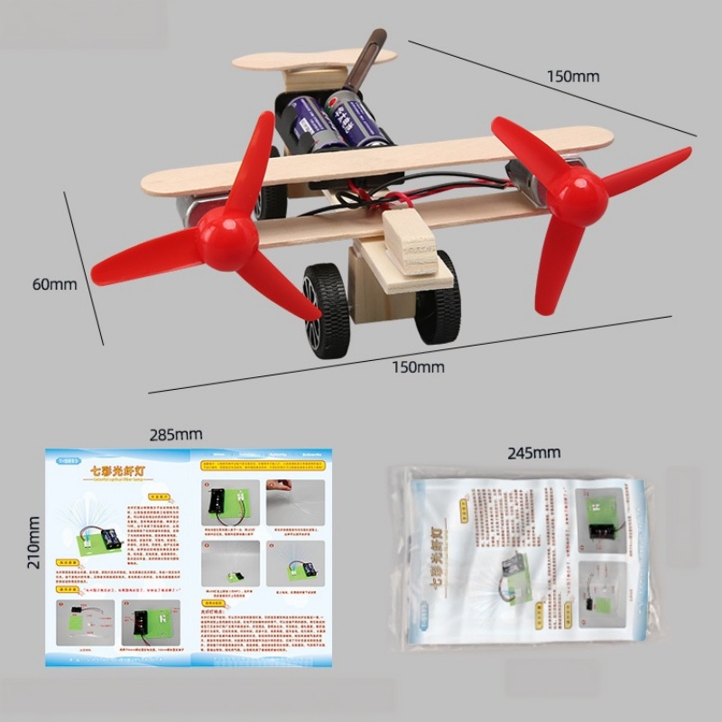 1-3 stuks Dubbele Propeller Zw - Science Project Kit recensie en prijs