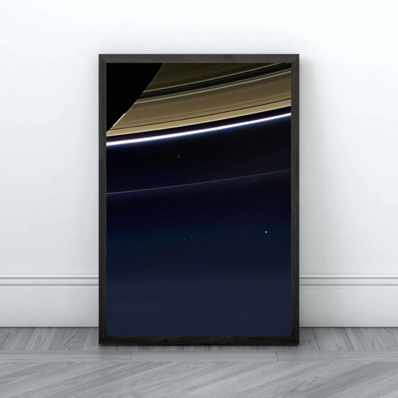 Lichtblauwe stip print poster  - Star Map Poster recensie en prijs